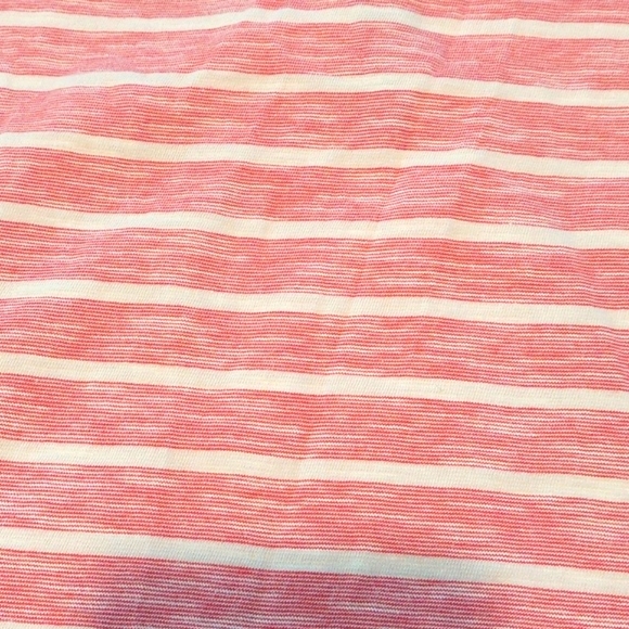 Chaps Denim Red and White Striped Hoodie .100 % Cotton.Size Medium Long Sleeved - Picture 7 of 8